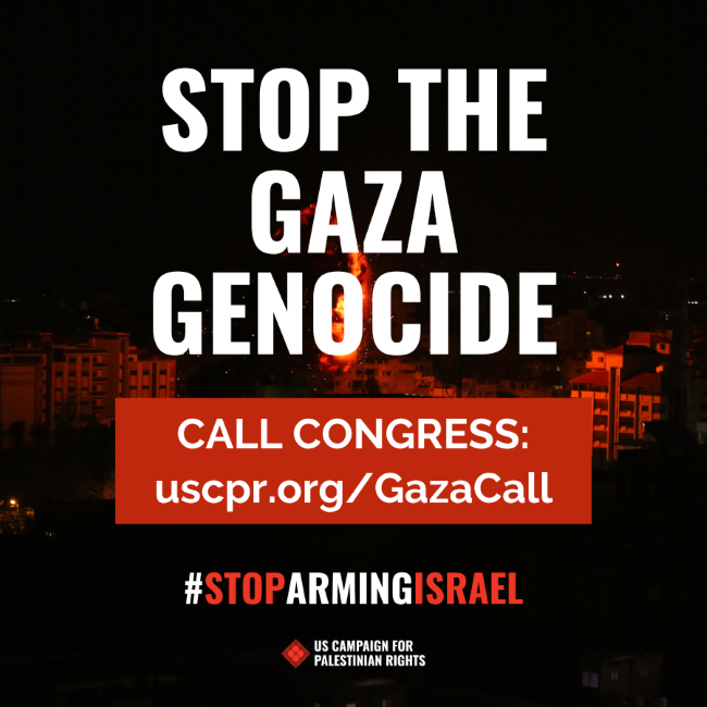 Stop the Gaza Genocide. Call Congress.